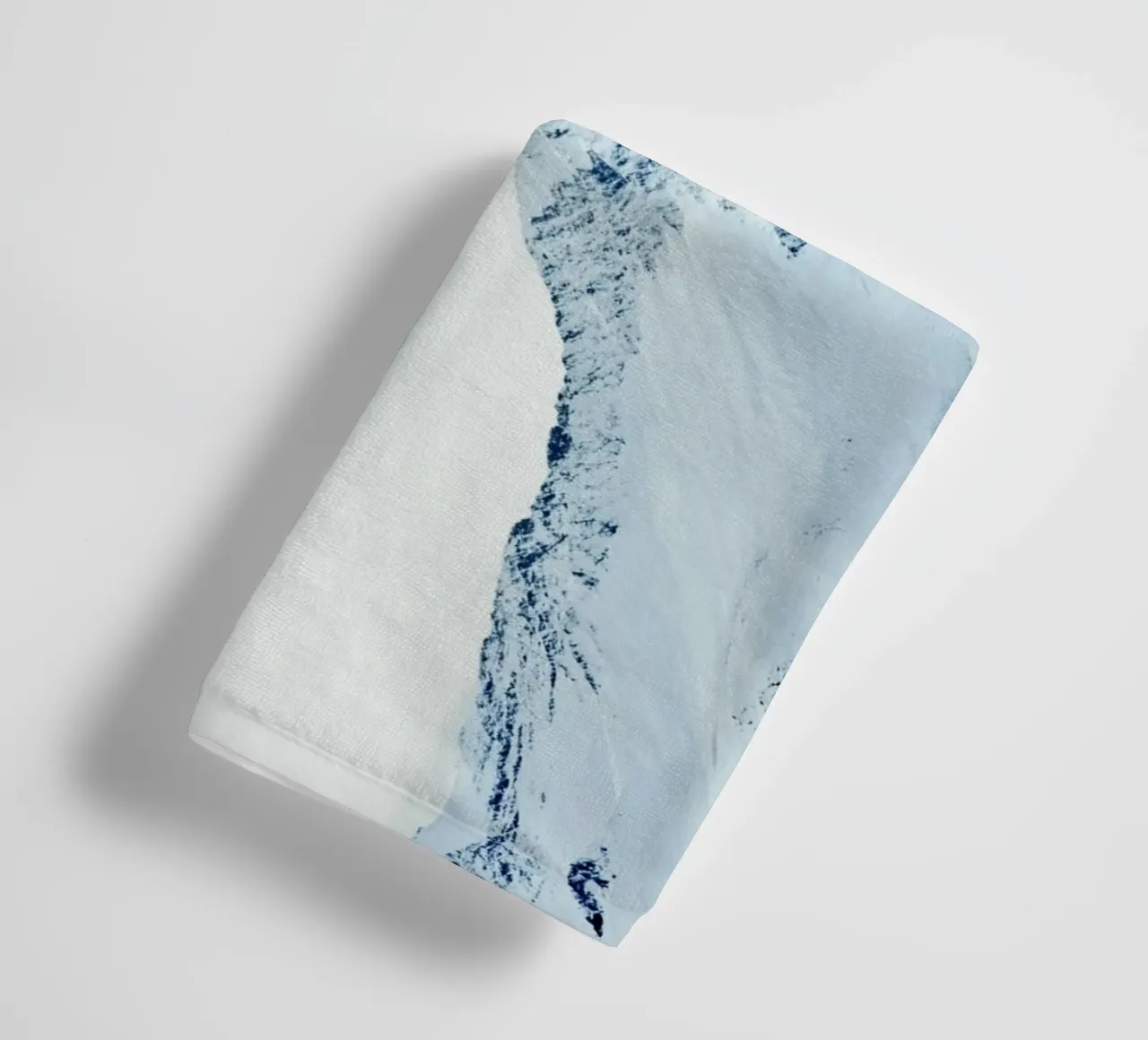 Iceland Snow Mountain Summit towel by KISSA STUDIO