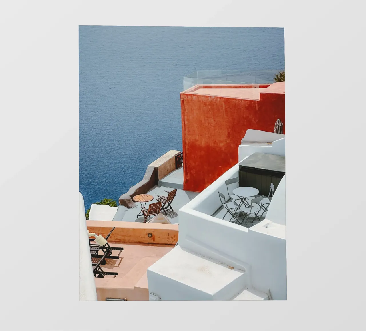 Santorini Balconies telo in pvc da Thilo Grøsch