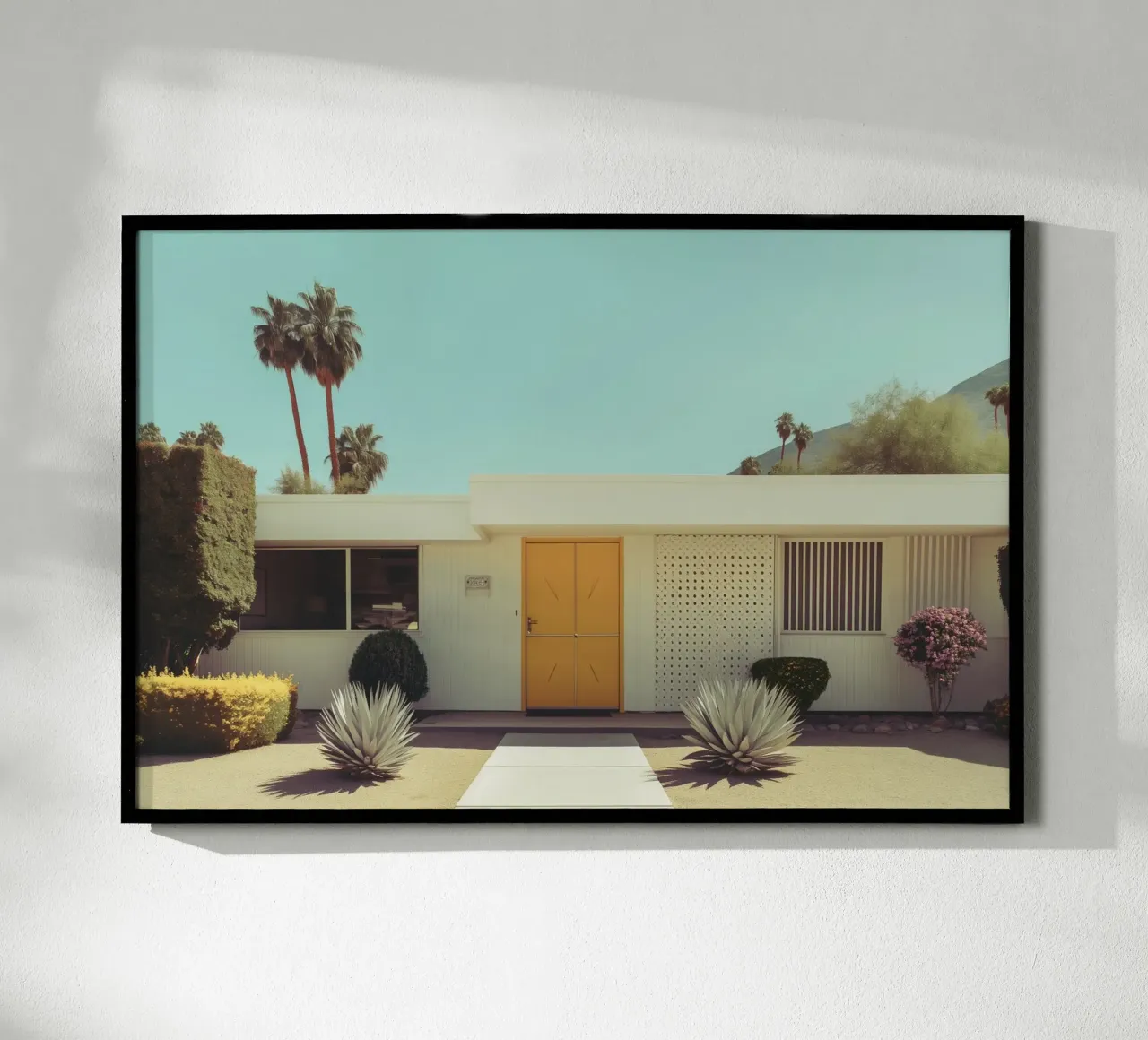 Atmosfera retrò a Palm Springs carta hahnemühle da Carinaprint