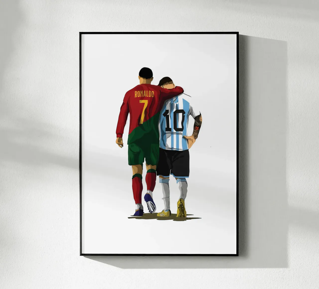 Ronaldo & Messi plexiglass da NextPixel