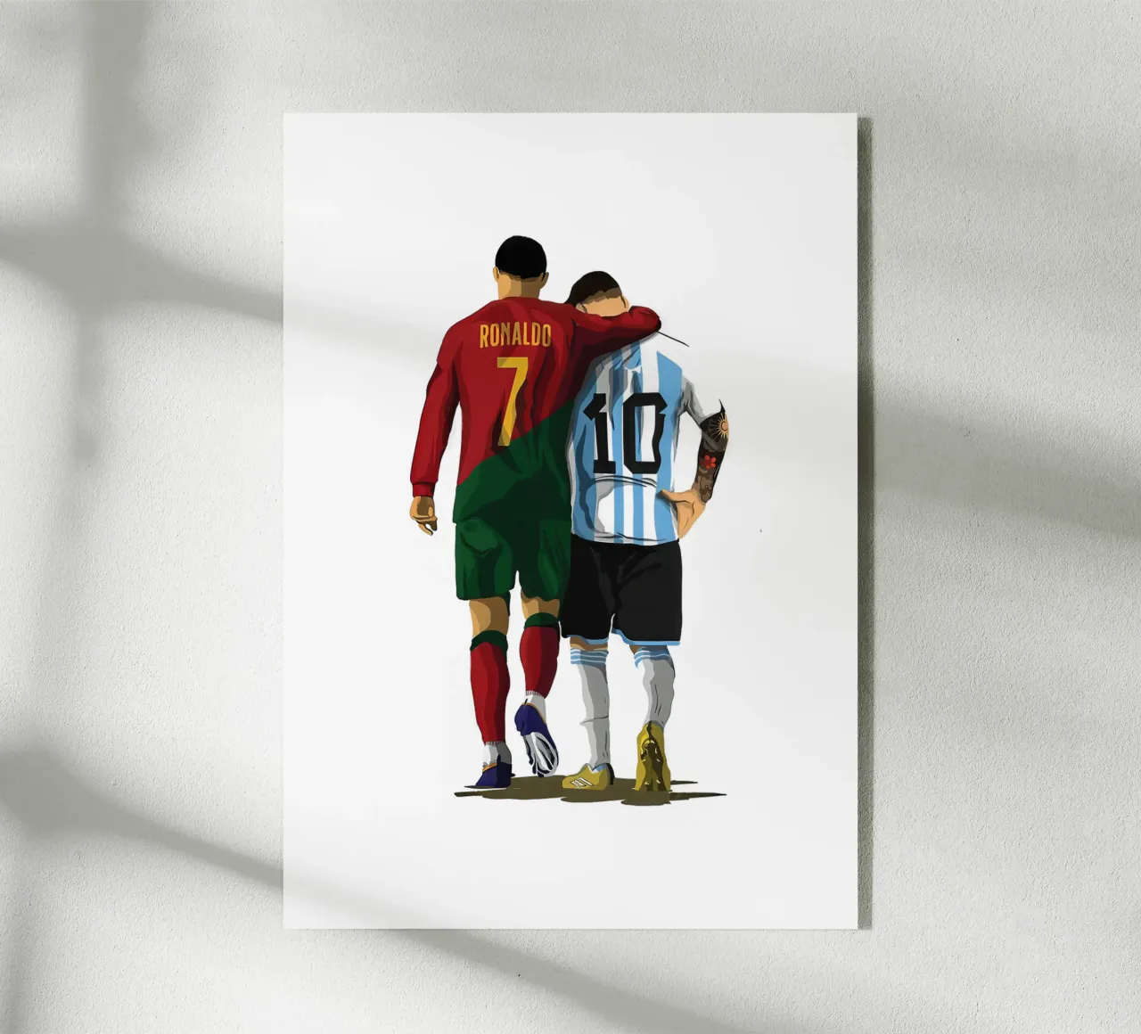 Ronaldo & Messi plexiglass da NextPixel