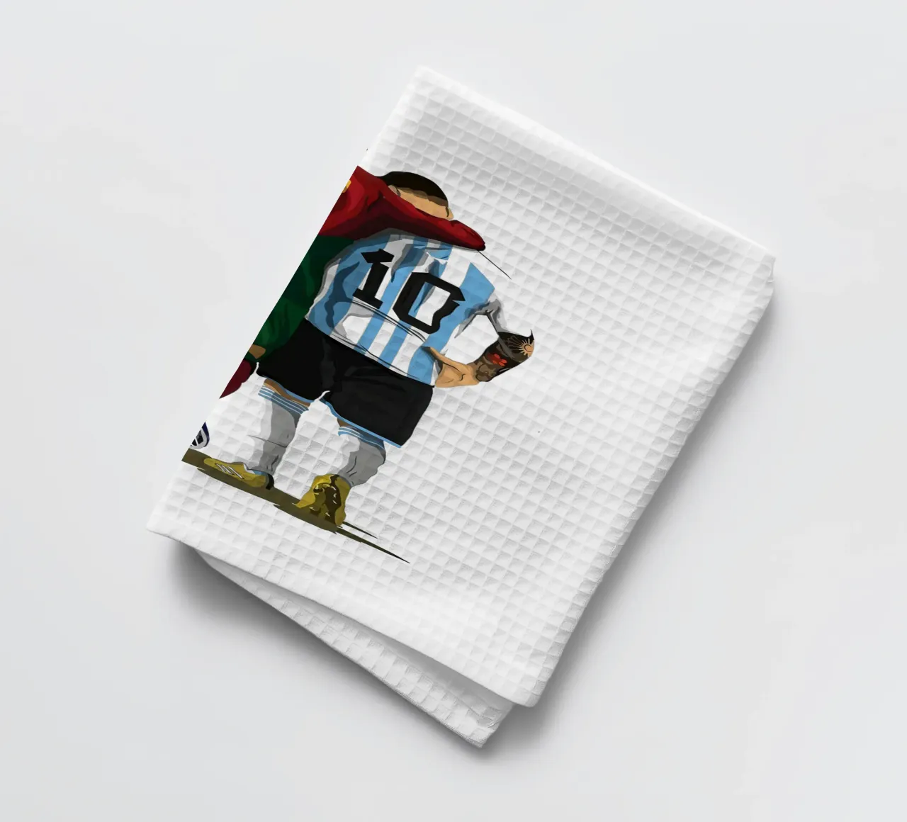 Ronaldo & Messi canovaccio da cucina da NextPixel