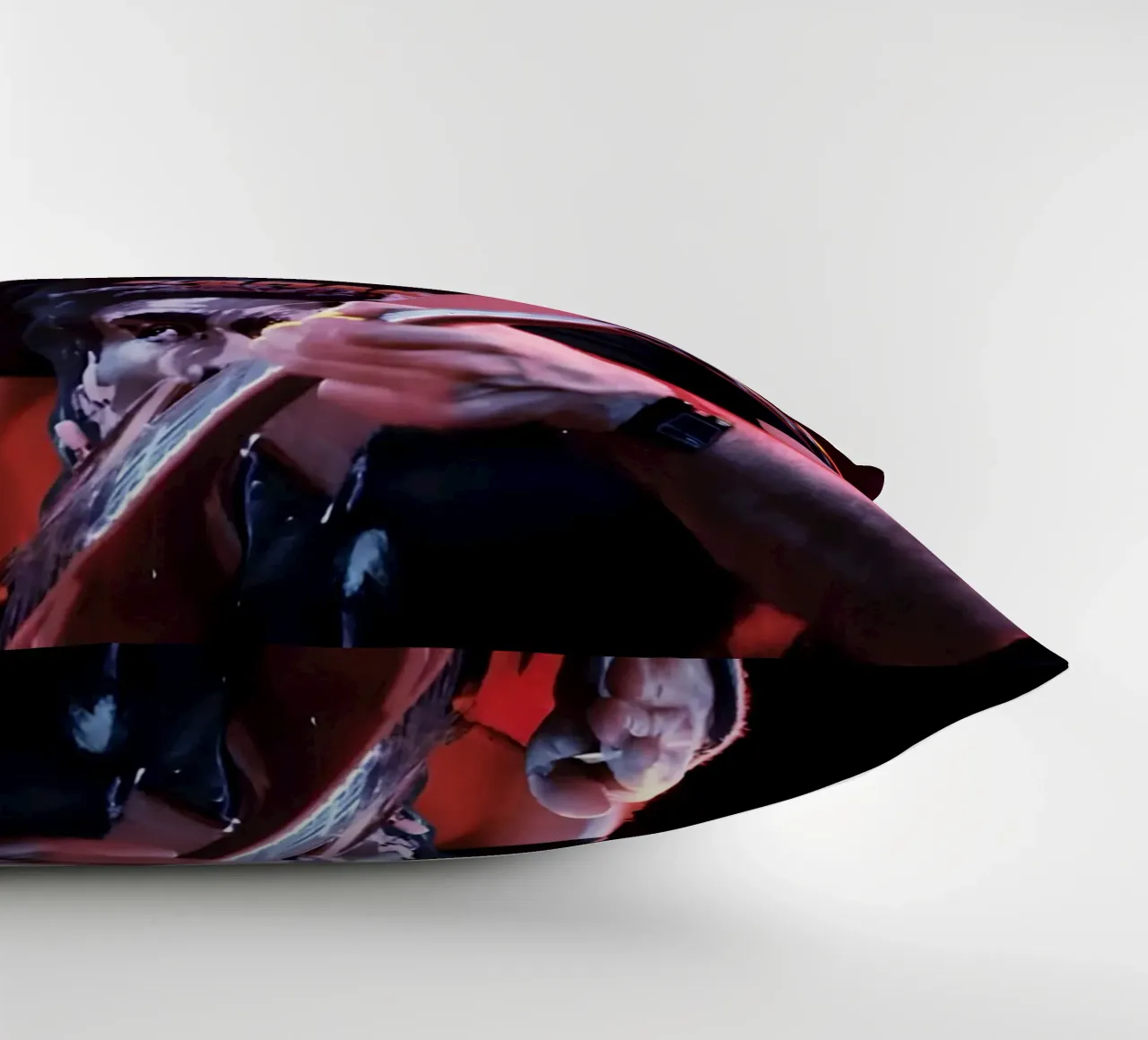 Carlos Santana cuscino da Low poly art