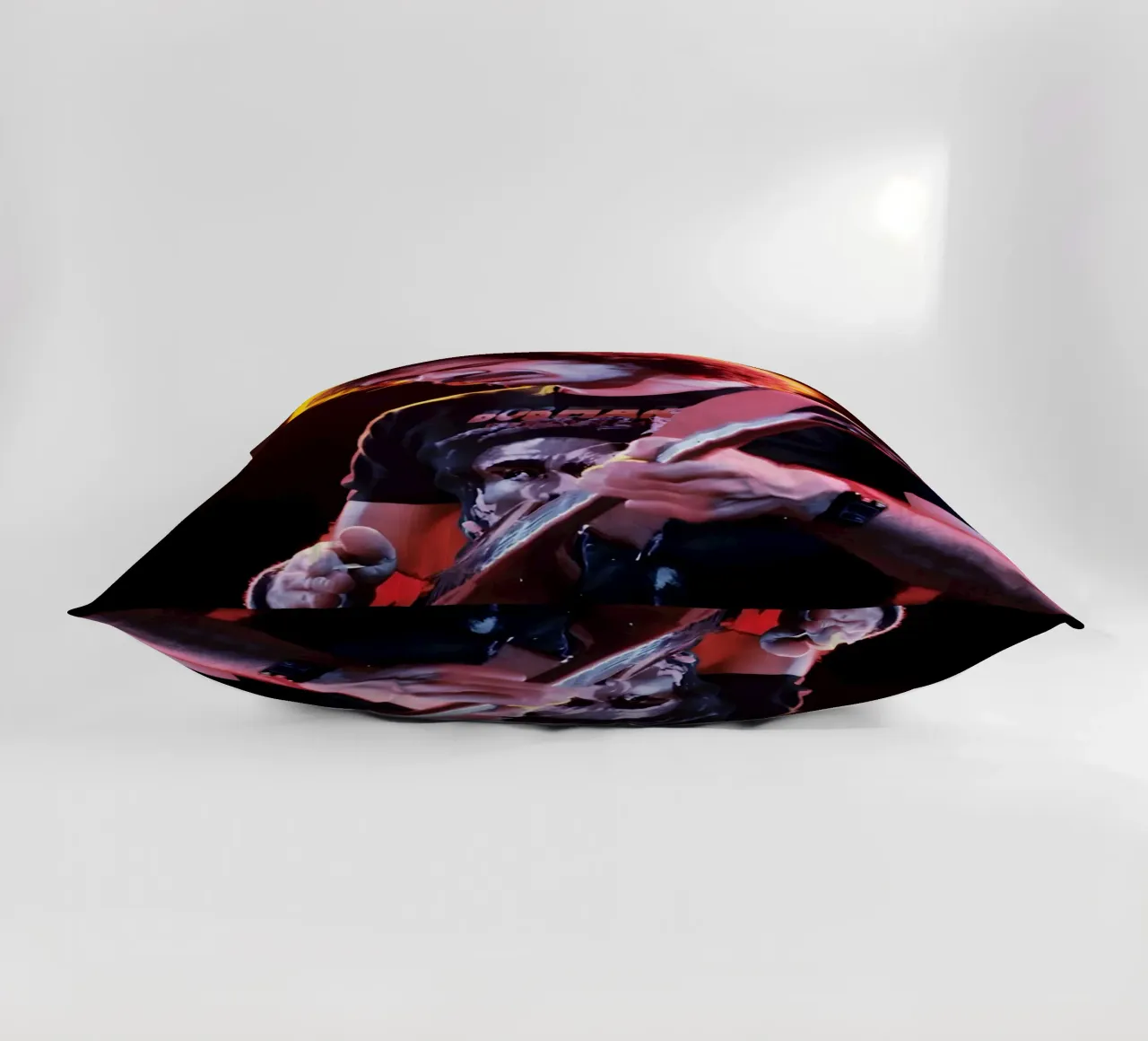Carlos Santana cuscino da Low poly art