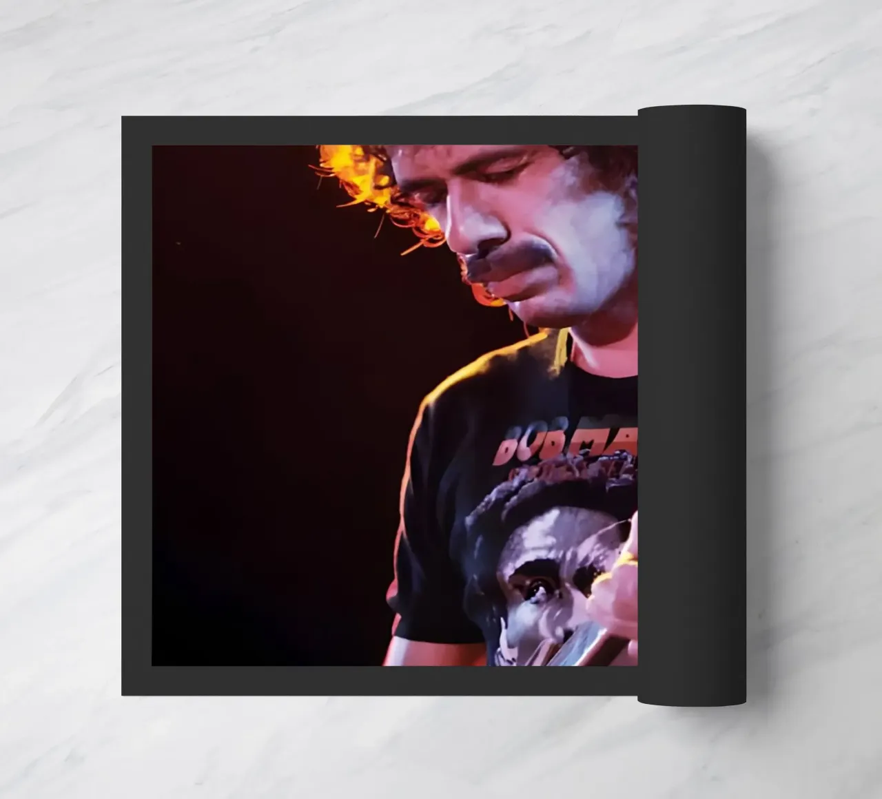 Carlos Santana zerbino da Low poly art
