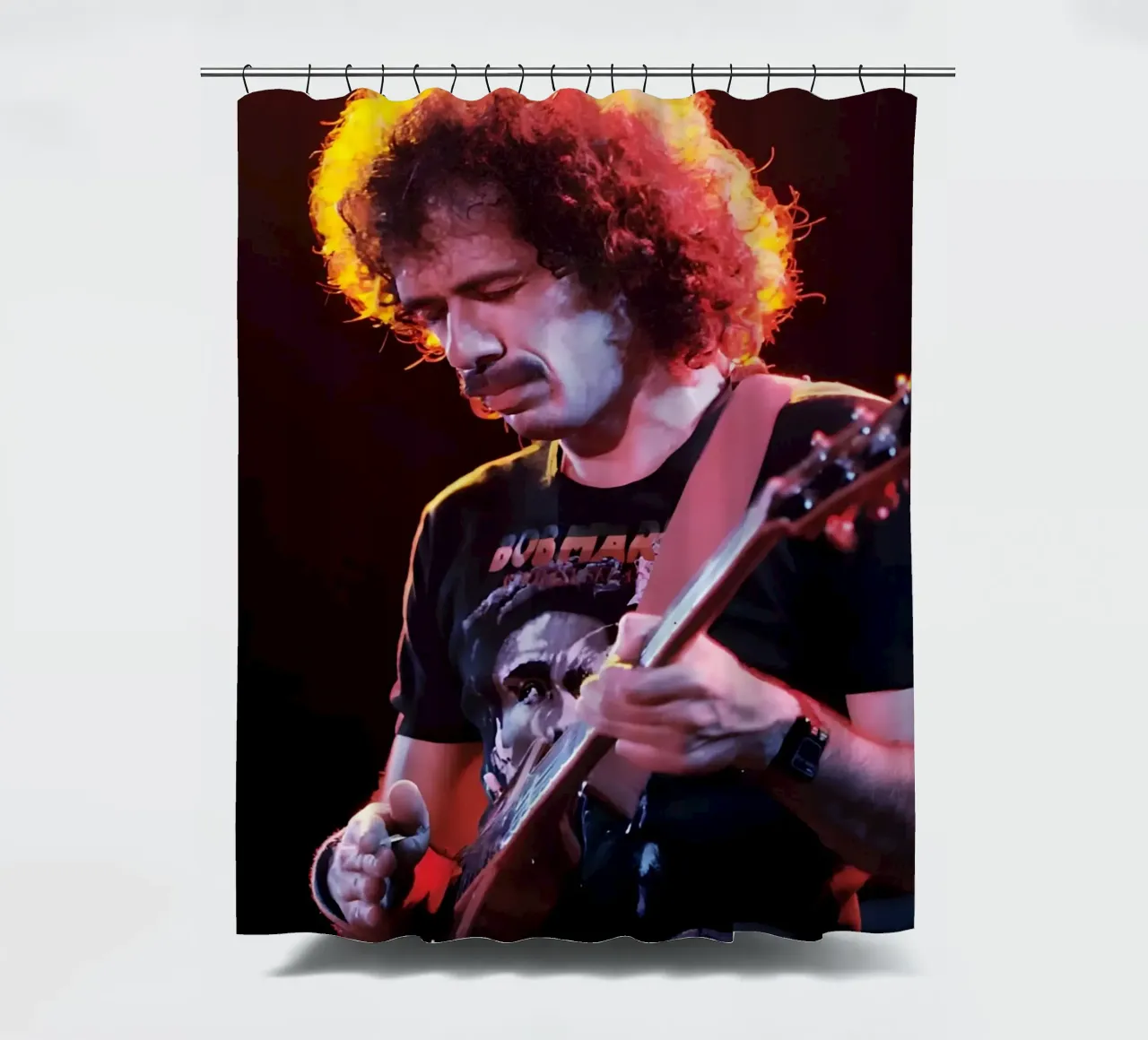 Carlos Santana tenda da doccia da Low poly art