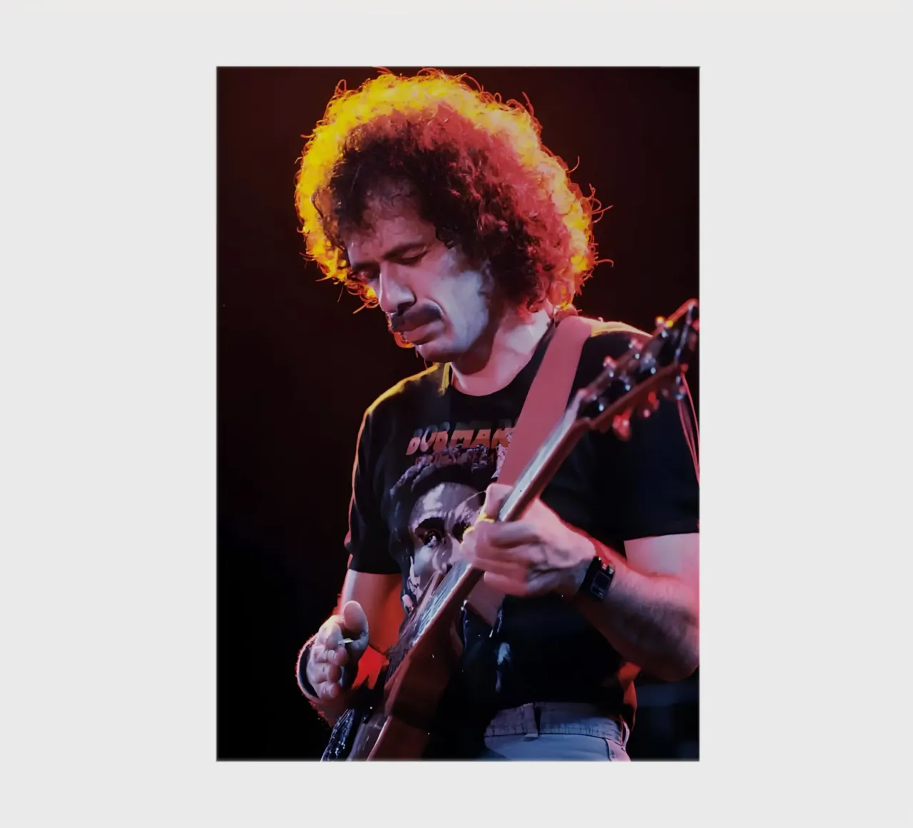 Carlos Santana notebook by Low poly art