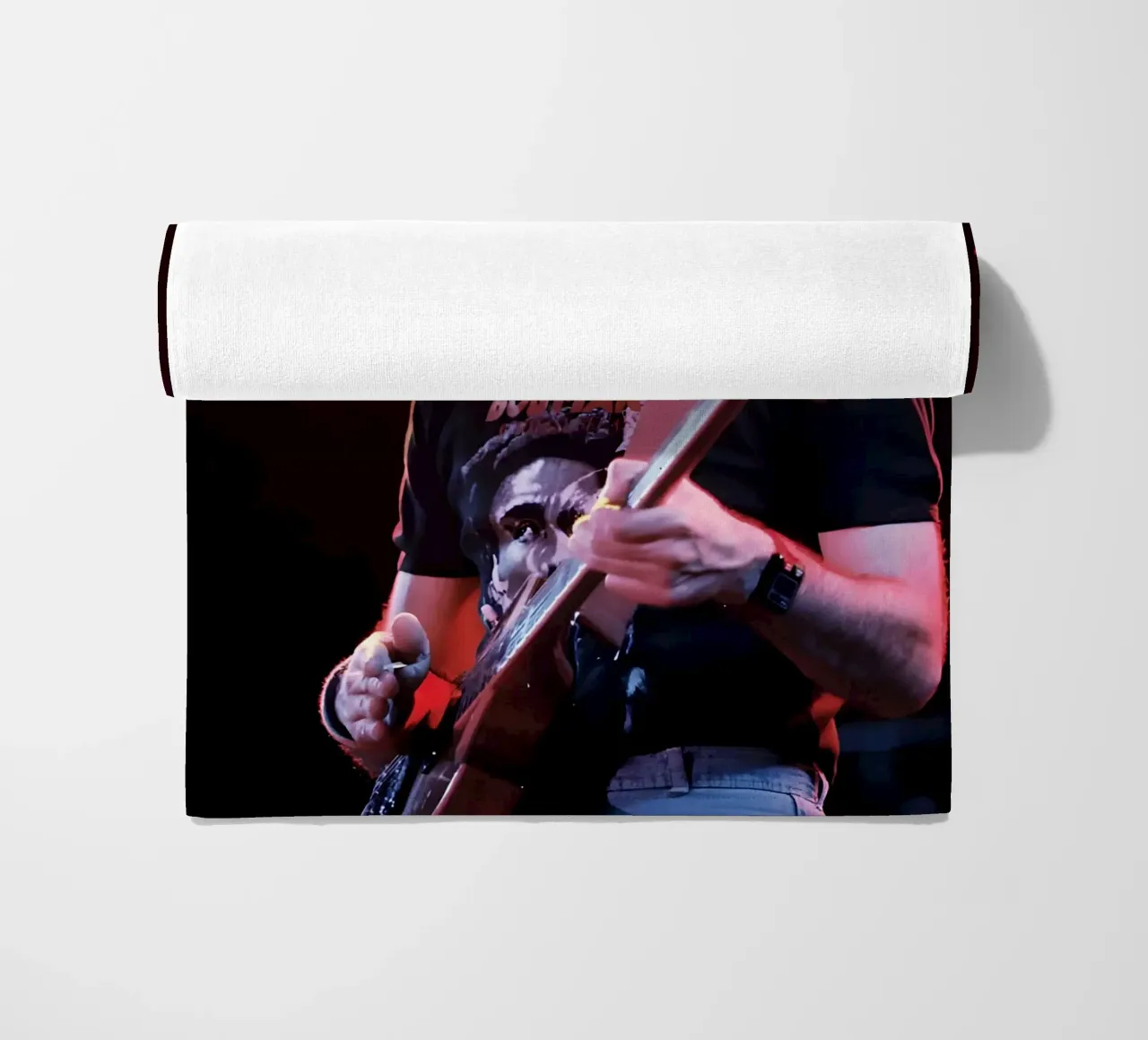Carlos Santana telo mare da Low poly art