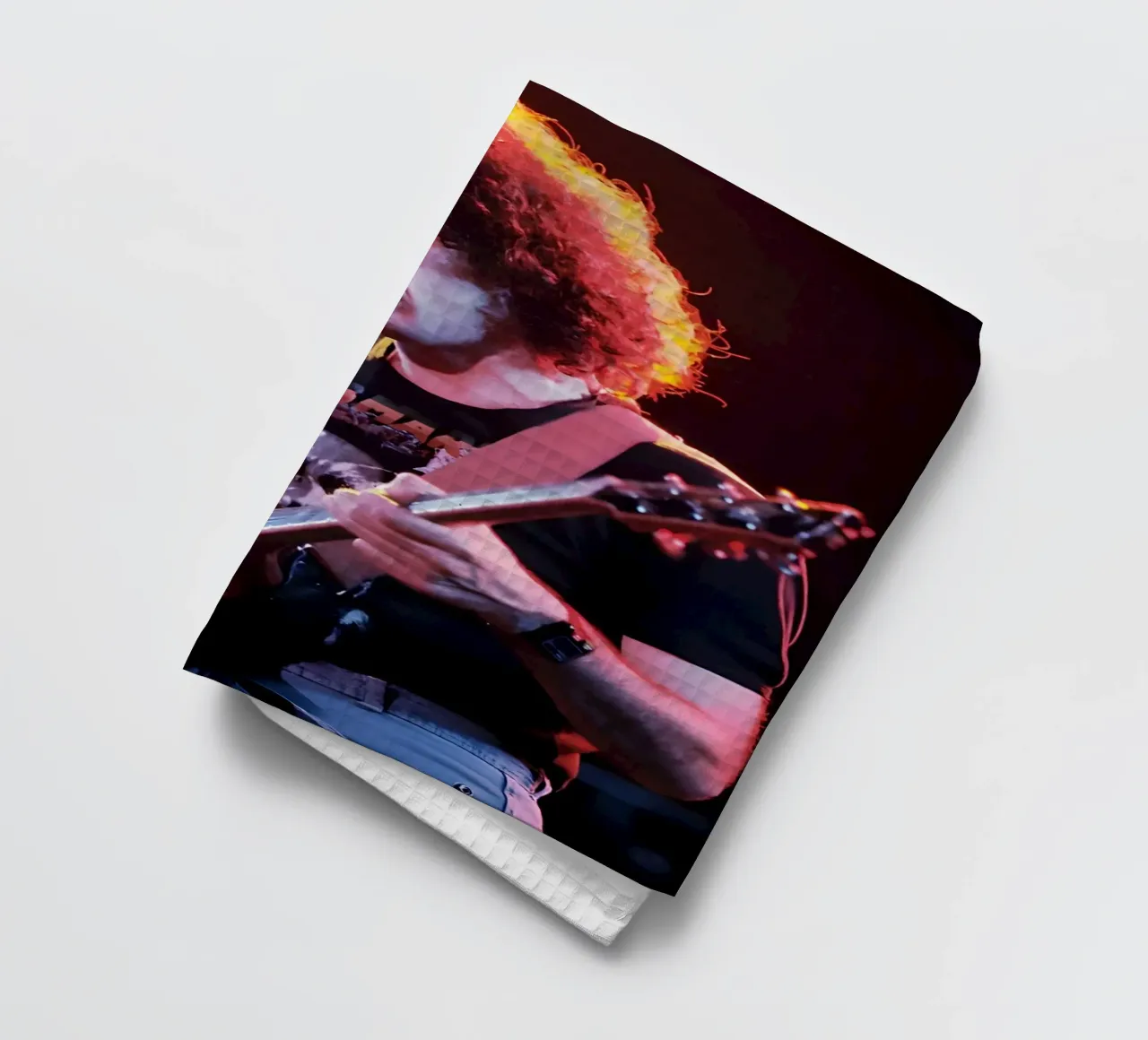 Carlos Santana canovaccio da cucina da Low poly art