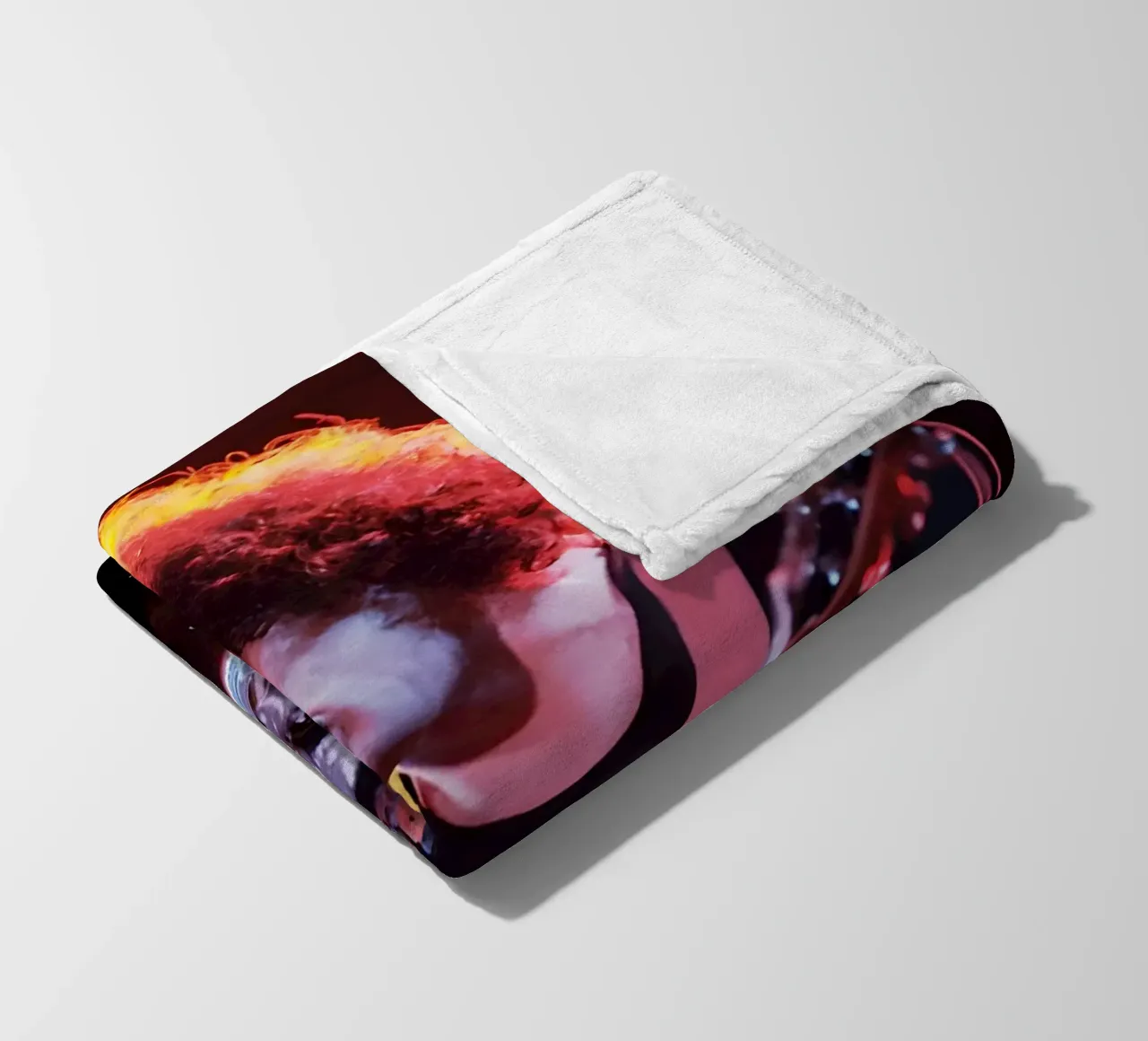 Carlos Santana coperta in pile da Low poly art