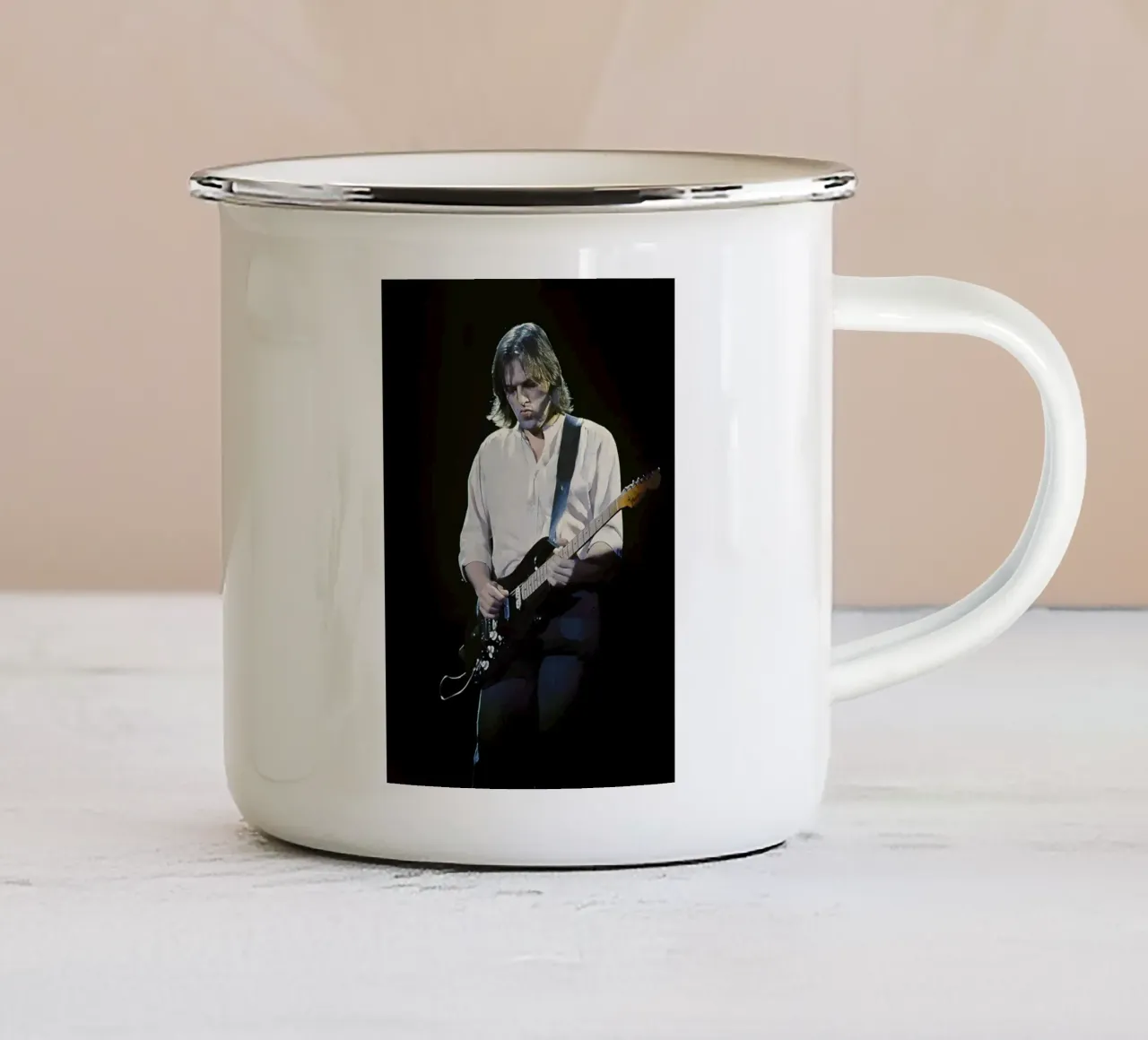 David Gilmour tazza in smalto da Low poly art