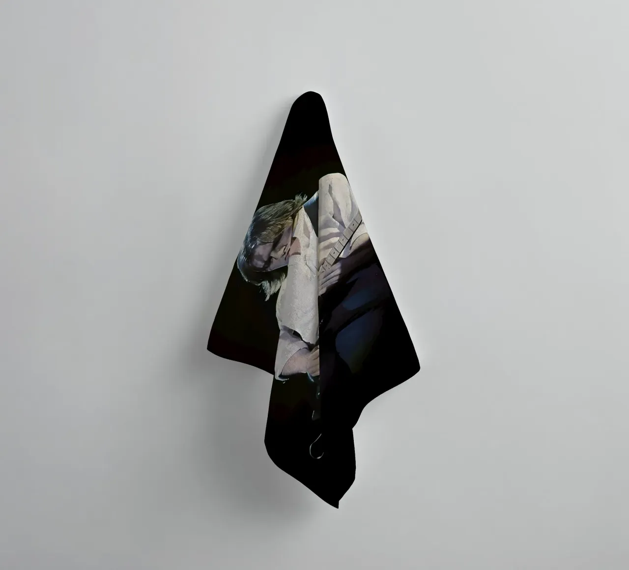 David Gilmour asciugamano da bagno da Low poly art