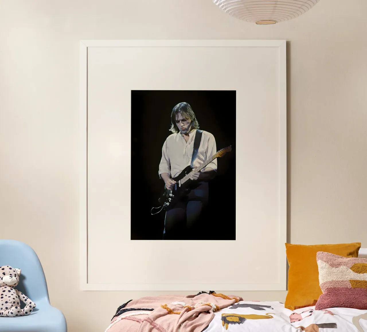 David Gilmour carta hahnemühle da Low poly art