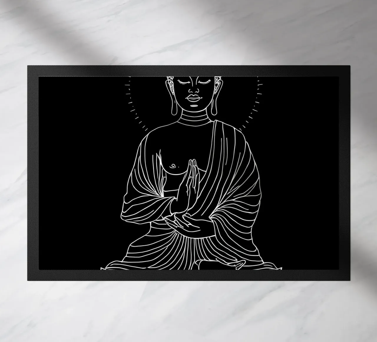 Buddha Schwarz Weiß zerbino da kosinsart.gallery