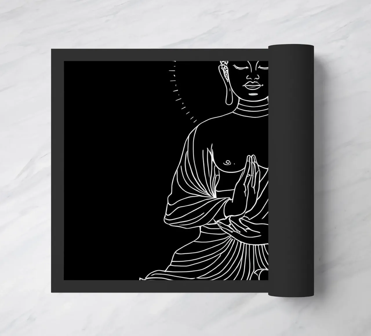 Buddha Schwarz Weiß zerbino da kosinsart.gallery