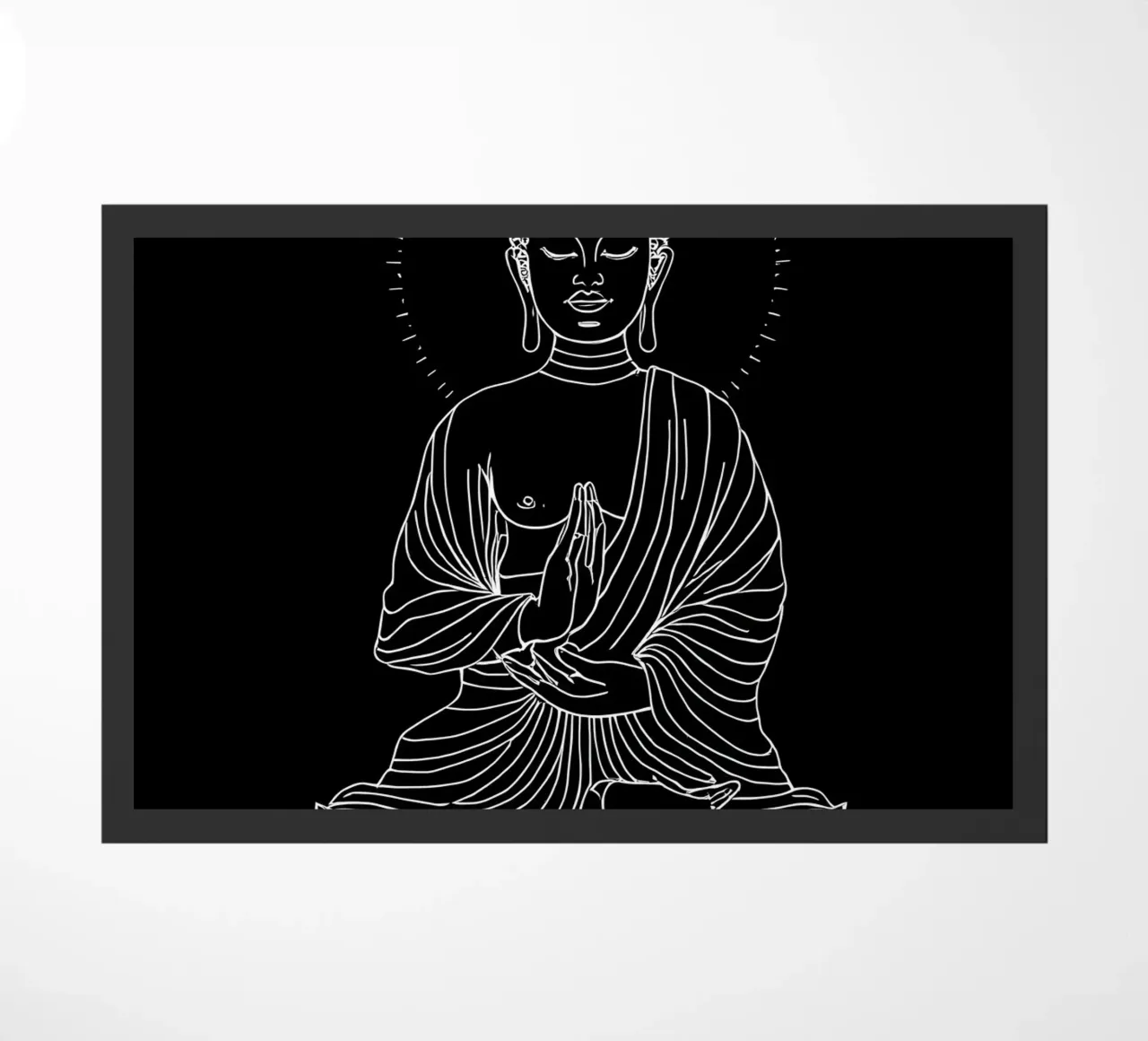 Buddha Schwarz Weiß zerbino da kosinsart.gallery