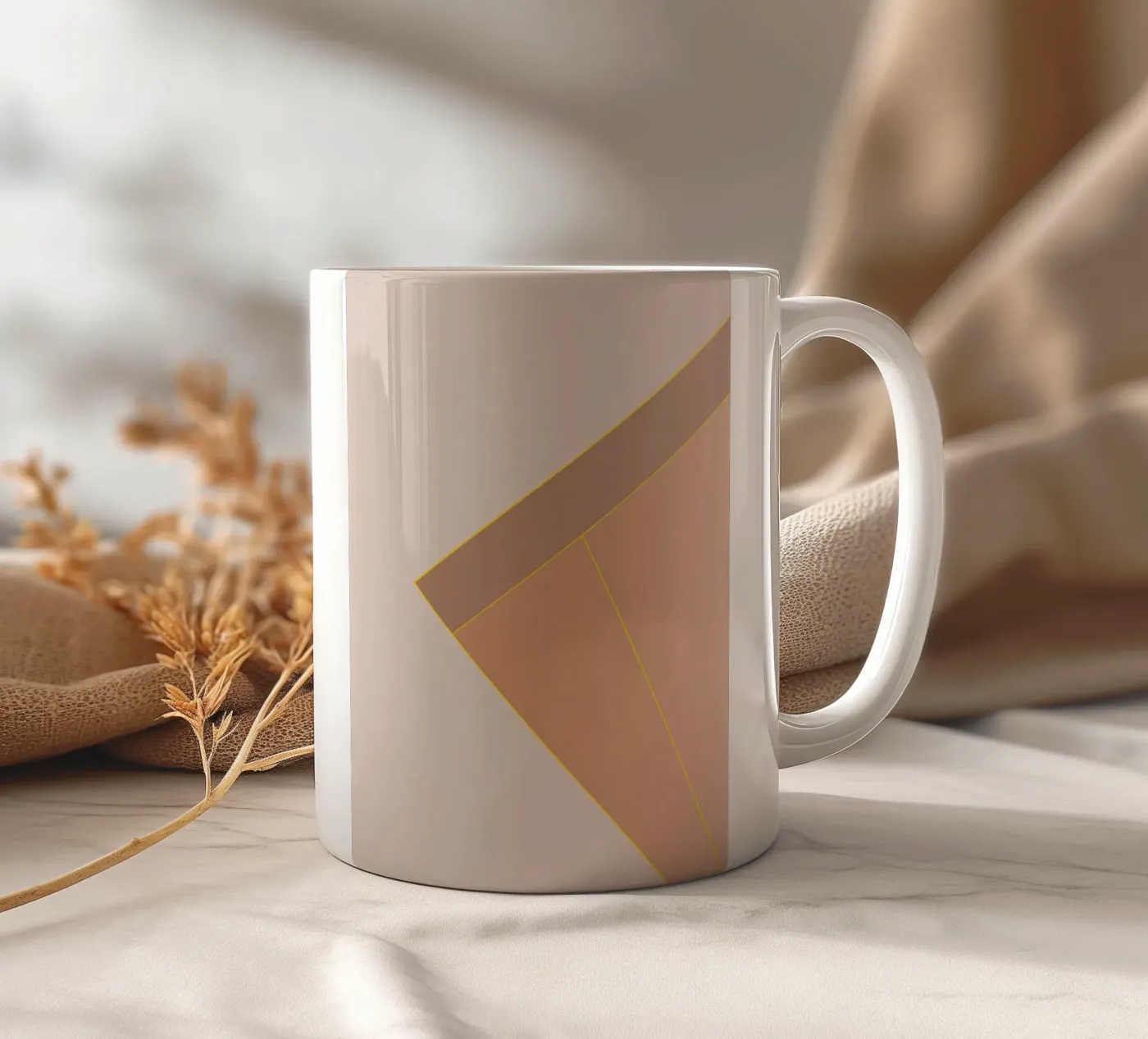 Eckform ceramic mug by kosinsart.gallery1