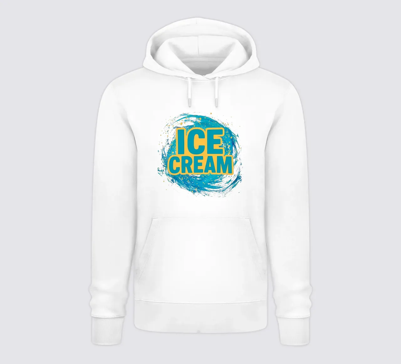 ICE CREAM felpa con cappuccio da Vintage Van Gogh