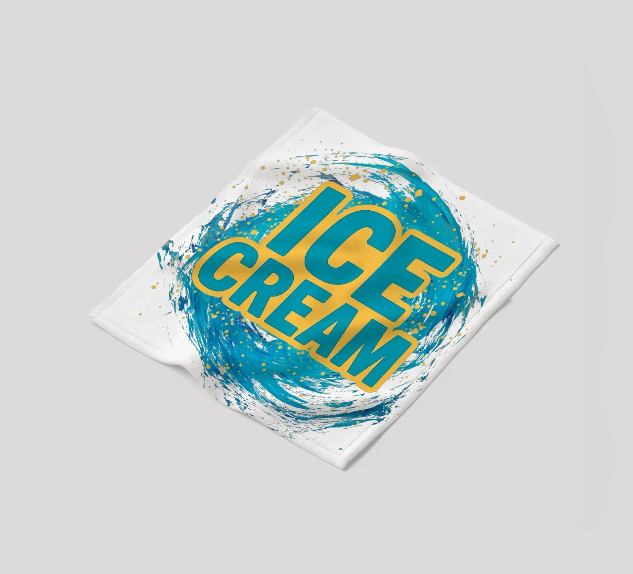 ICE CREAM coperta in pile da Vintage Van Gogh