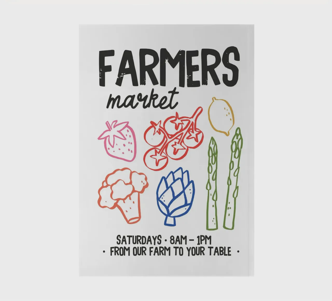 From Our Farm to Your Table notebook by ramosashop