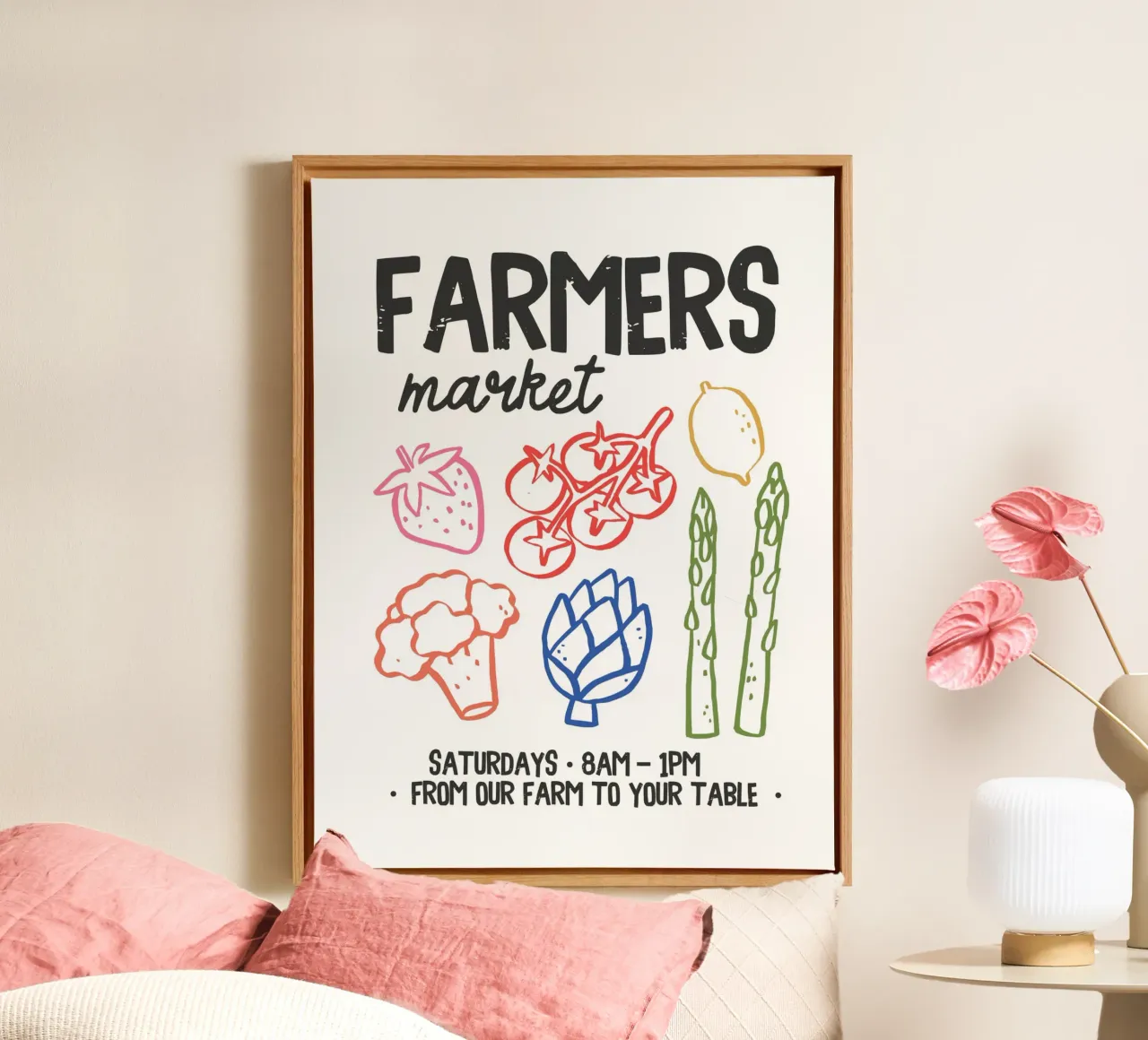 From Our Farm to Your Table tela da ramosashop