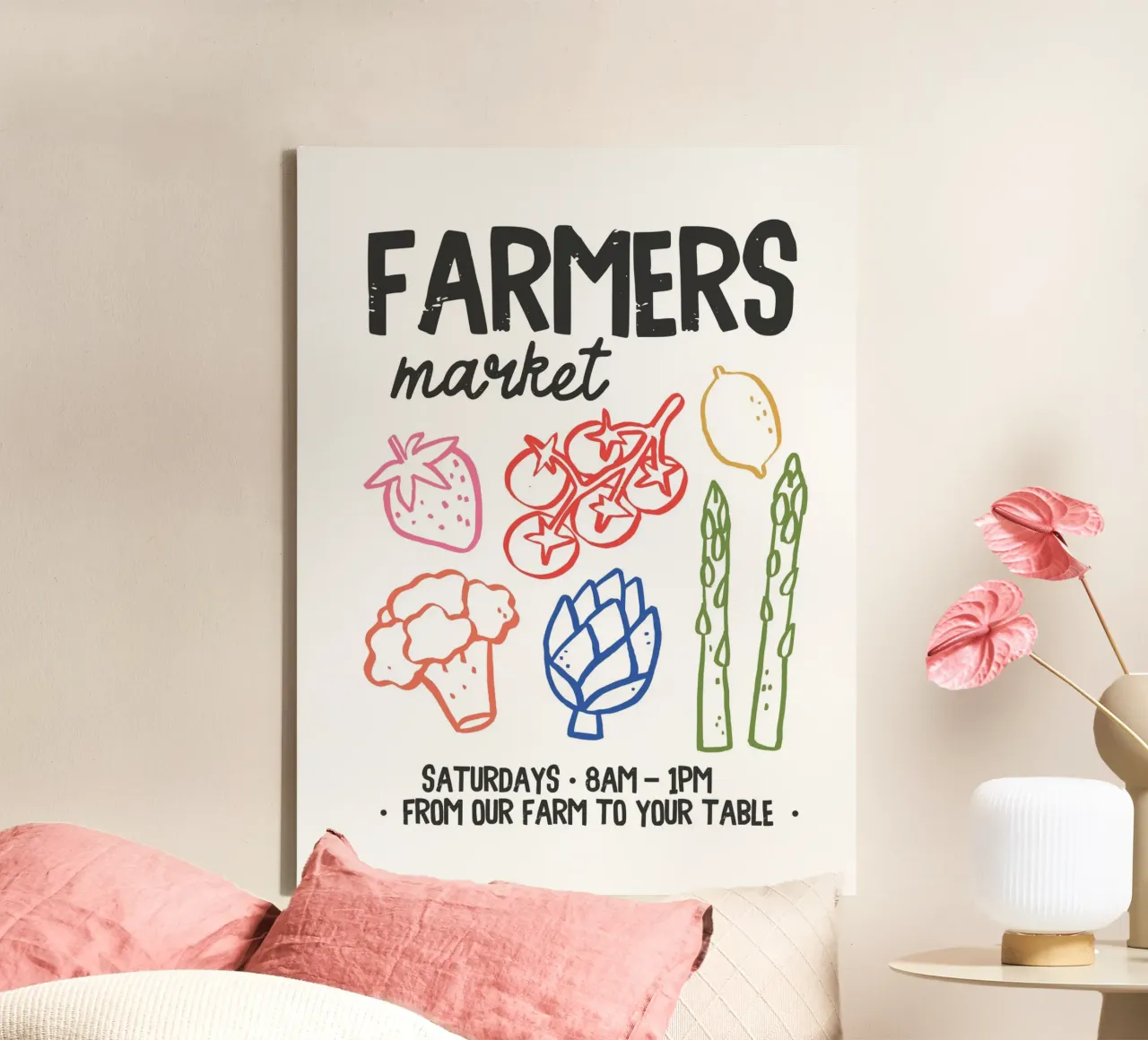From Our Farm to Your Table tela da ramosashop