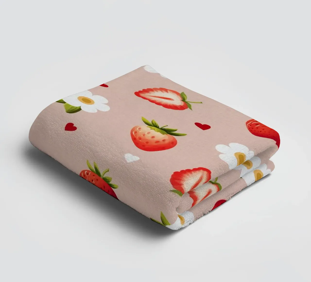 Strawberries II asciugamano da bagno da Vivi Nicolin