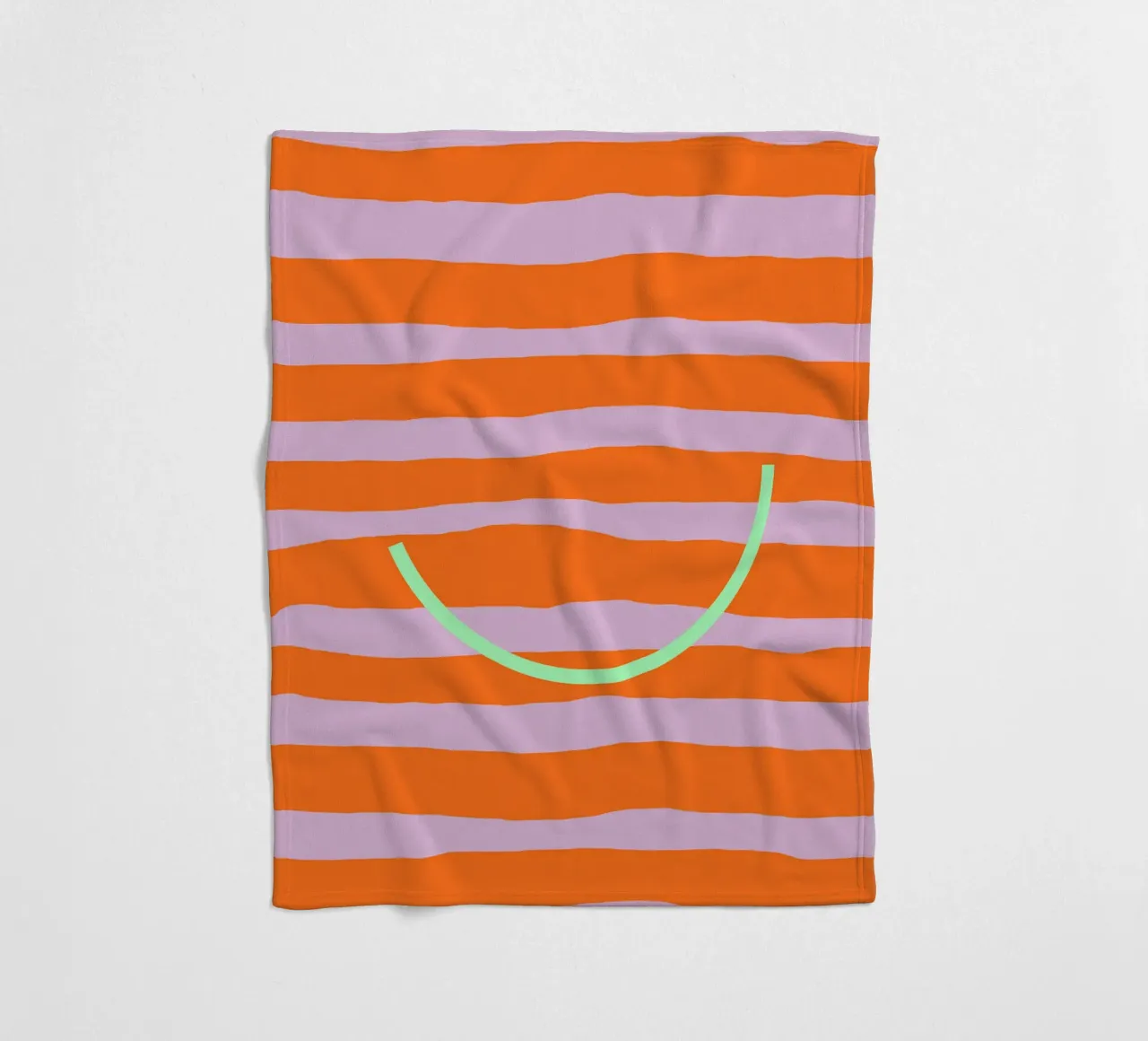 Smile | how beautiful you are coperta in pile da FRICKE DESIGN