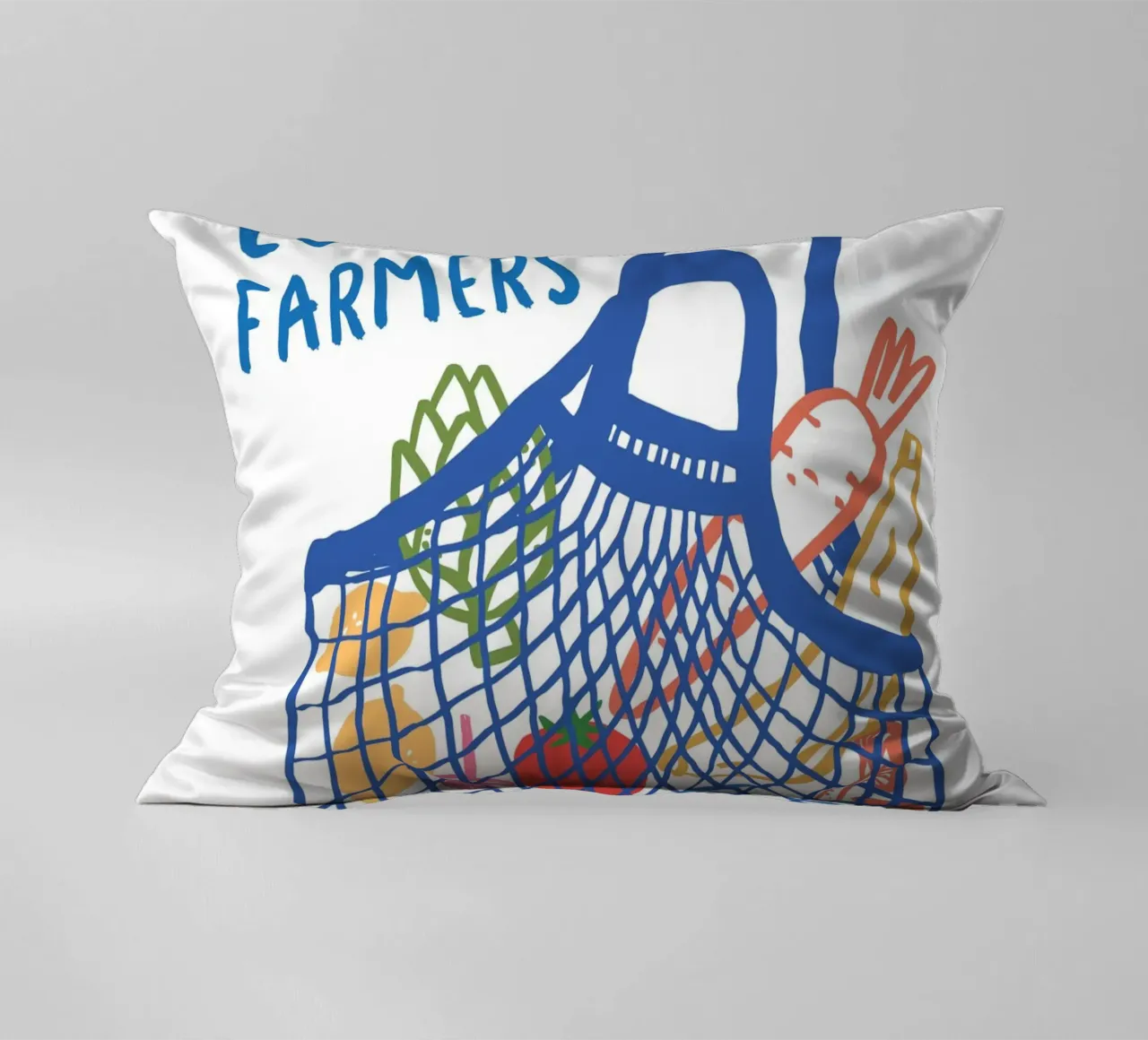 Support Local Farmers cuscino da ramosashop