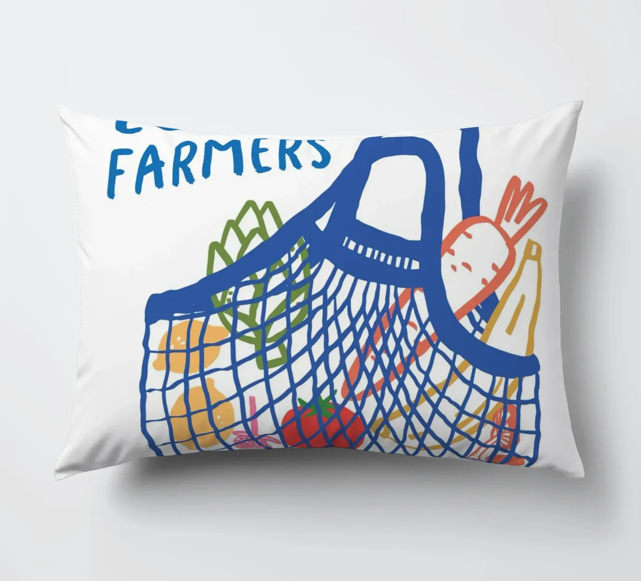Support Local Farmers cuscino da ramosashop