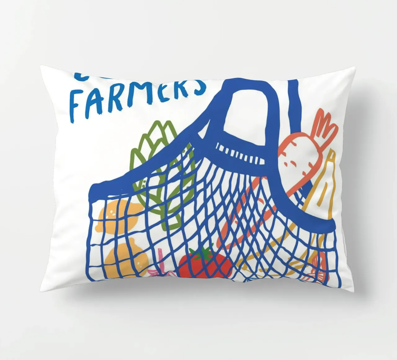 Support Local Farmers cuscino da ramosashop