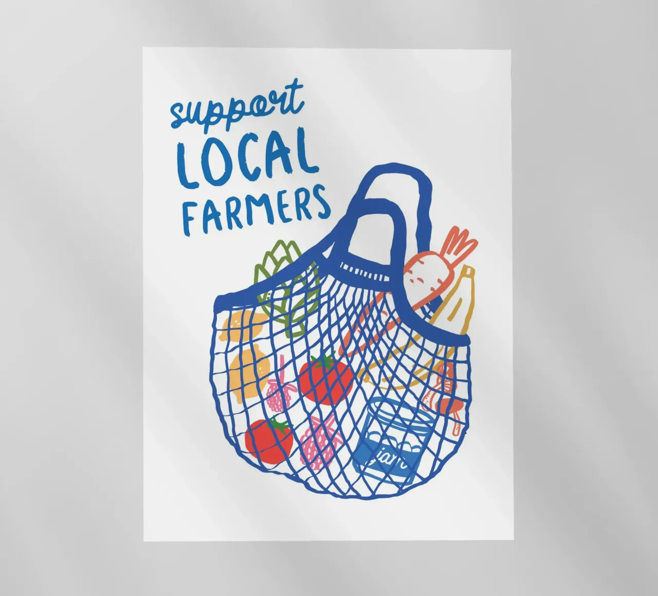 Support Local Farmers pellicola backlit da ramosashop