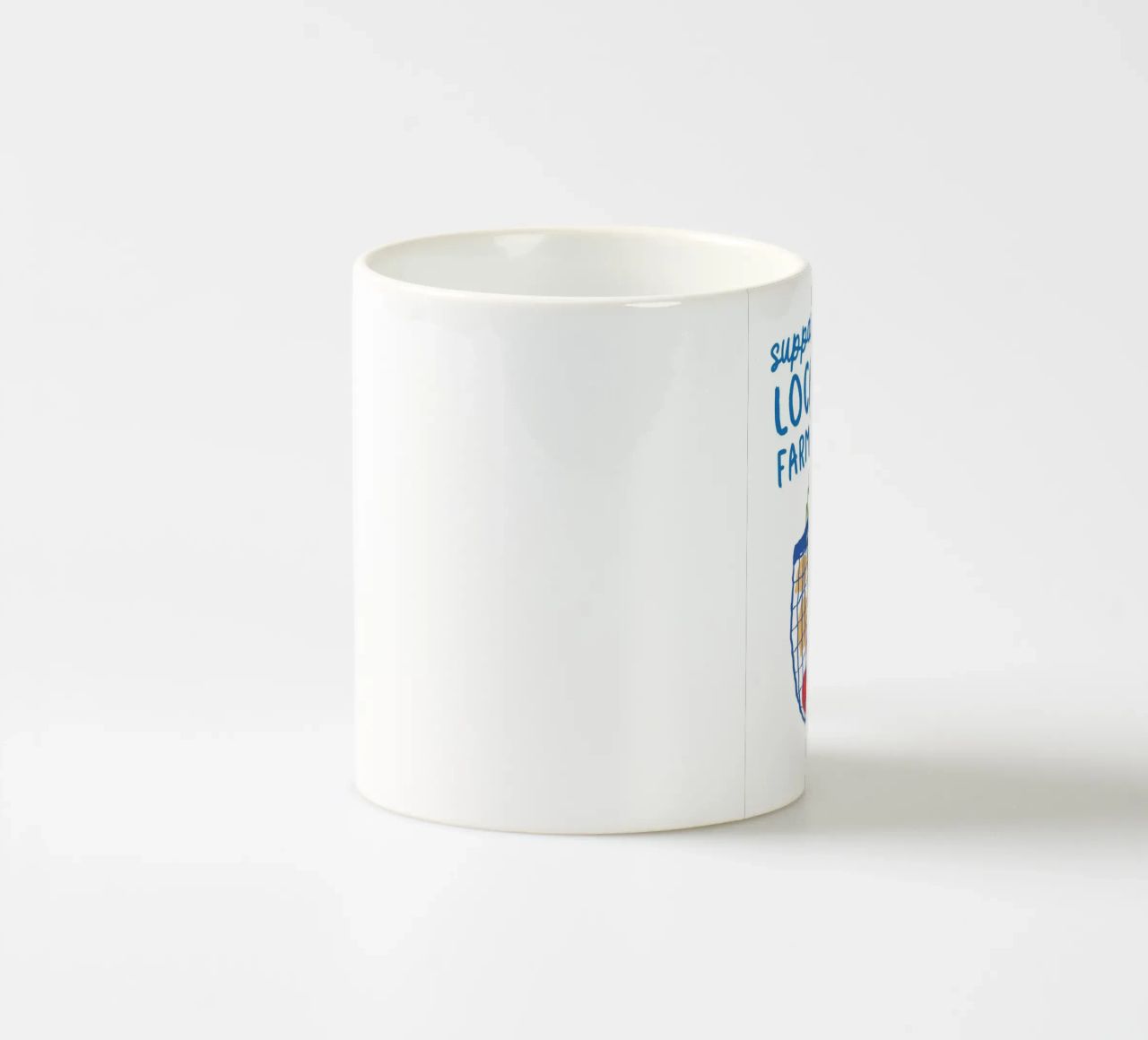 Support Local Farmers tazza in ceramica da ramosashop