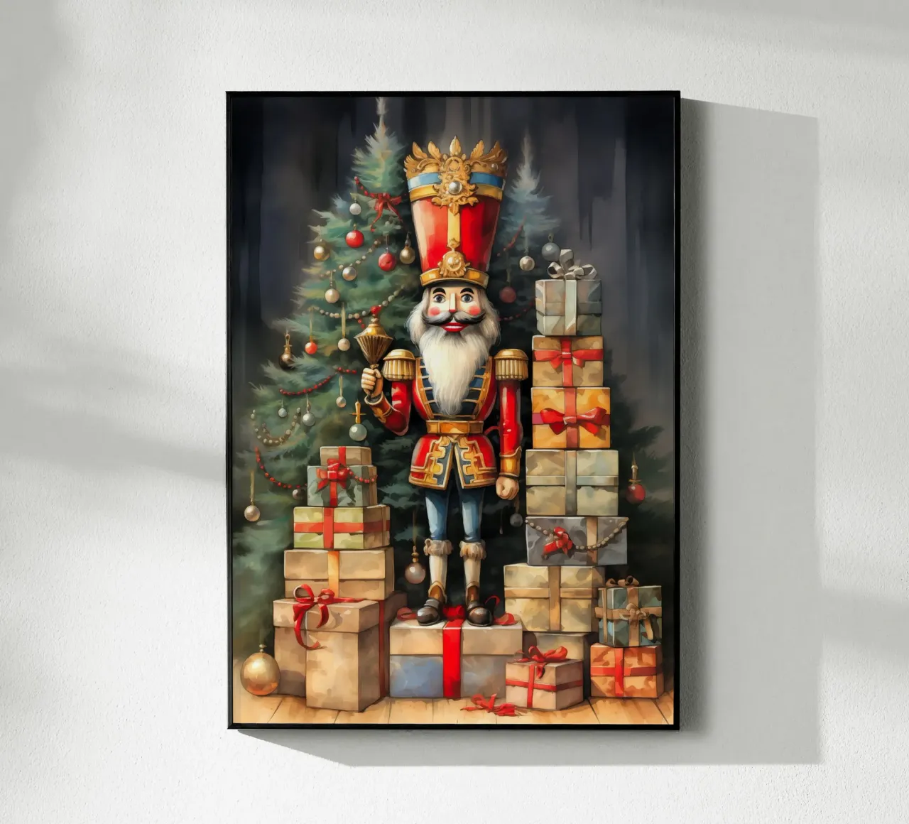 Cascanueces de Navidad metacrilato de Fleur de Lys