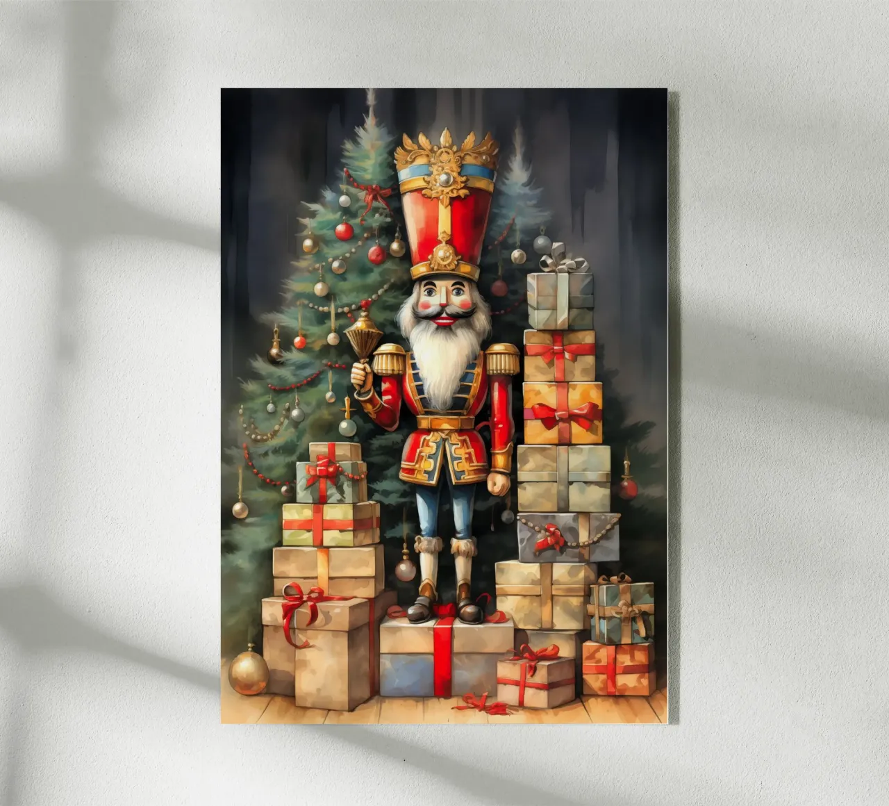 Cascanueces de Navidad metacrilato de Fleur de Lys