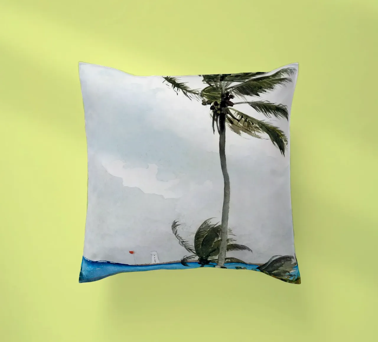 Palm Tree, Nassau cuscino da vintageshop