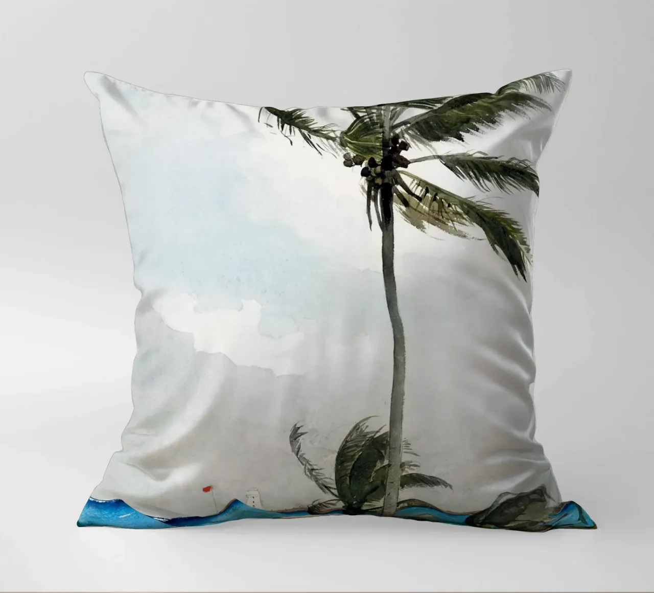 Palm Tree, Nassau cuscino da vintageshop