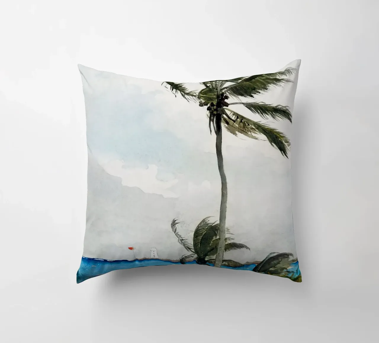 Palm Tree, Nassau cuscino da vintageshop