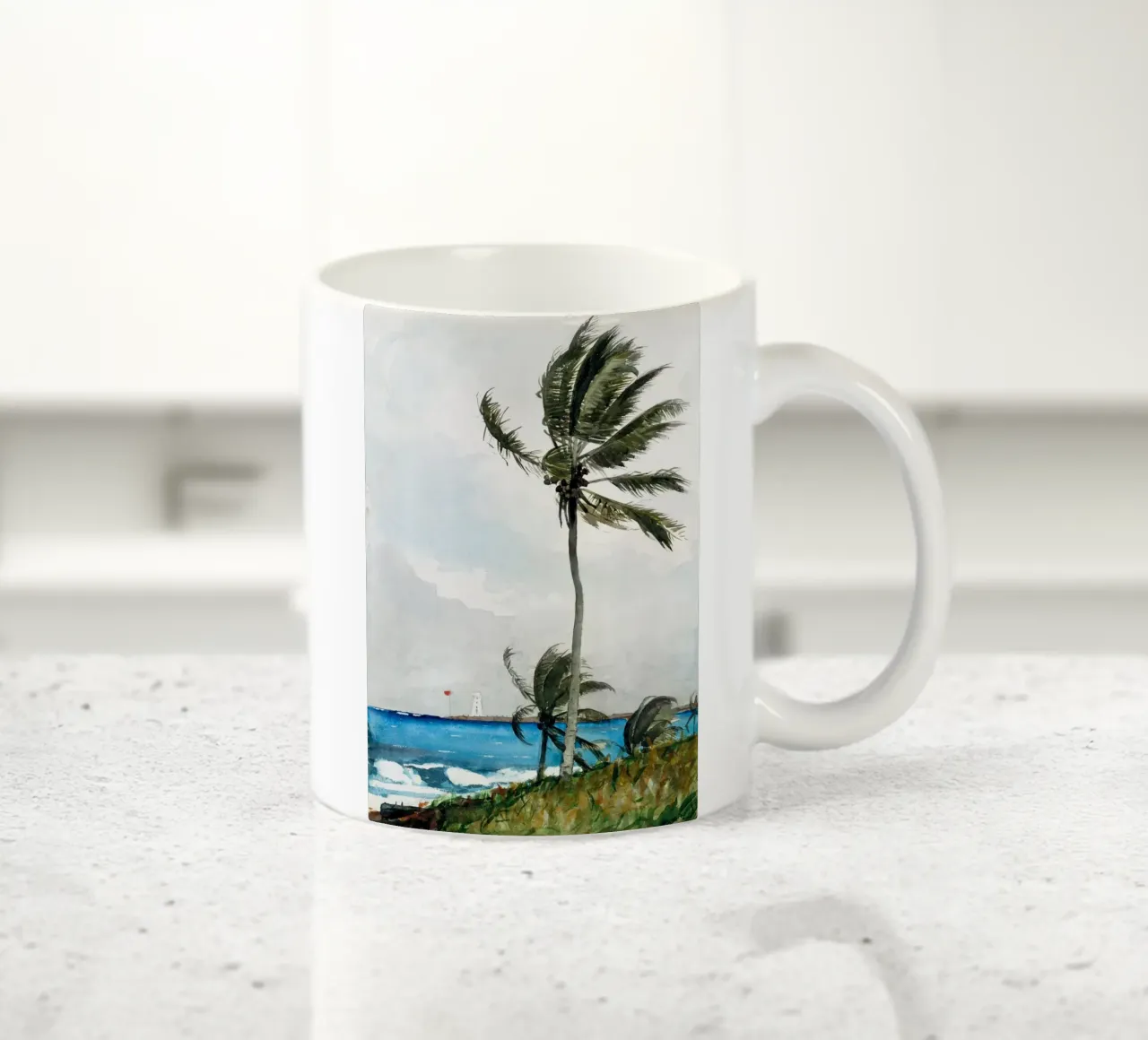 Palm Tree, Nassau tazza in ceramica da vintageshop