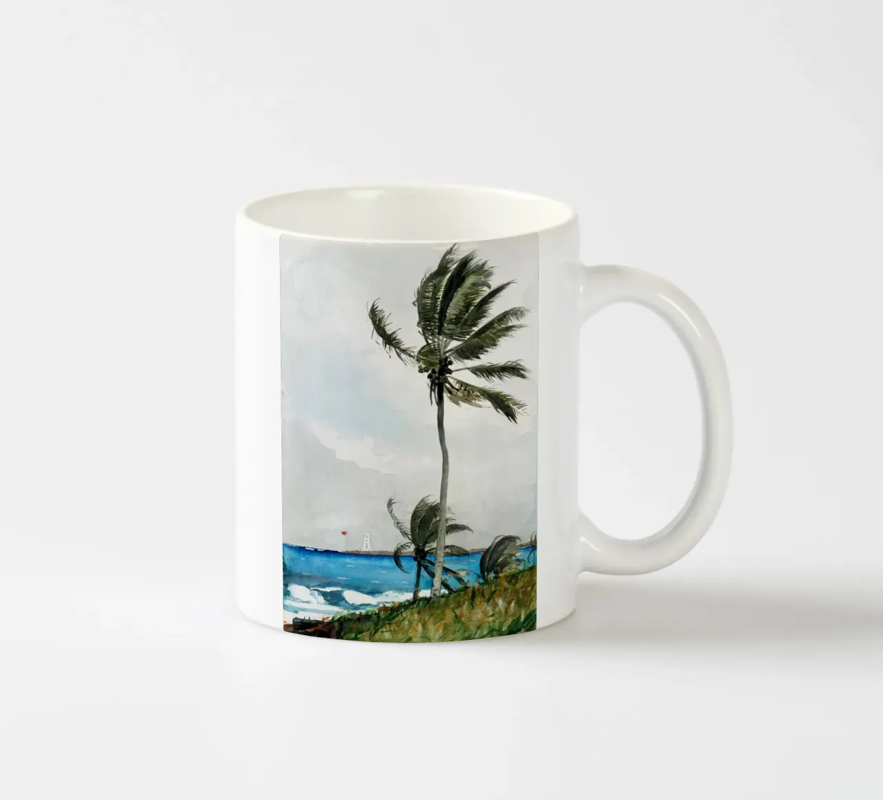 Palm Tree, Nassau tazza in ceramica da vintageshop
