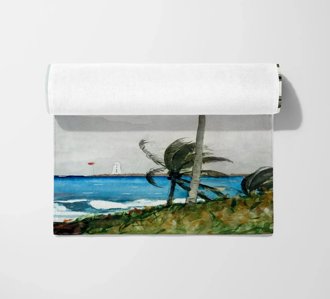 Palm Tree, Nassau telo mare da vintageshop