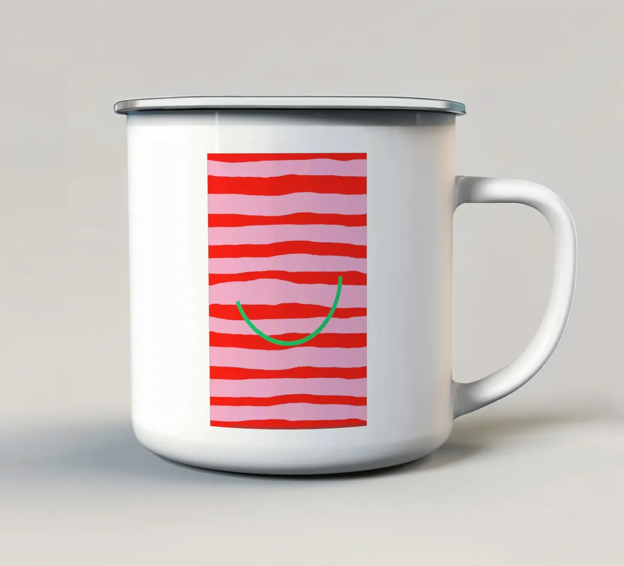 fresh smile. tazza in smalto da FRICKE DESIGN