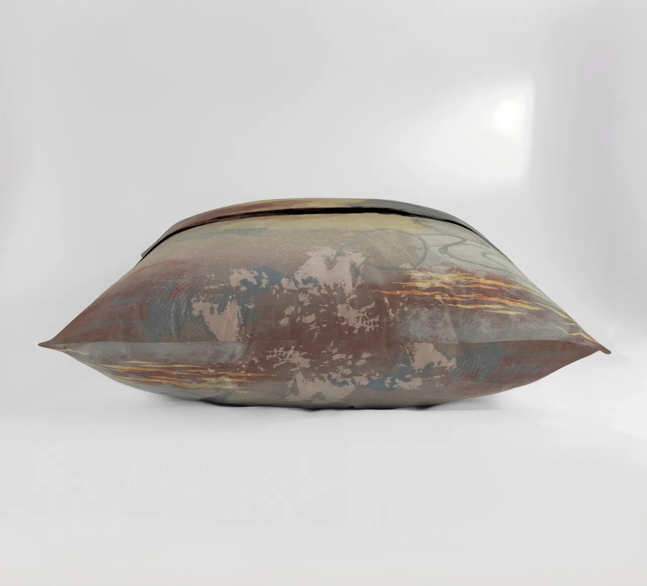 Modern abstract in soft colors cuscino da Imaginative