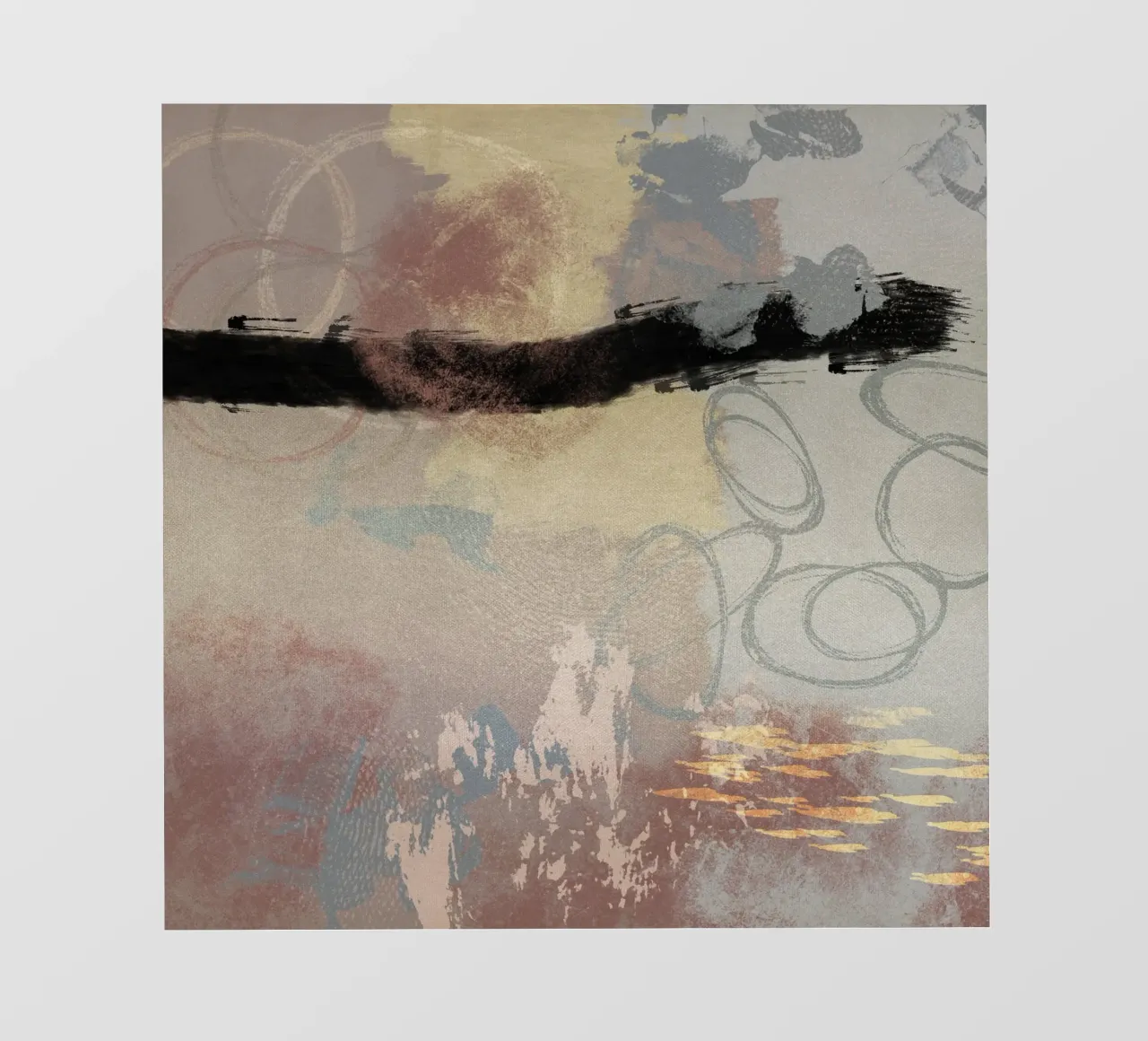 Modern abstract in soft colors pellicola backlit da Imaginative