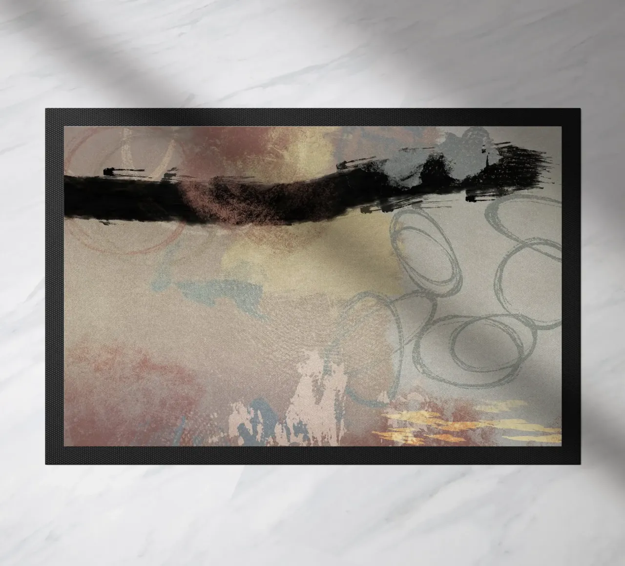 Modern abstract in soft colors zerbino da Imaginative