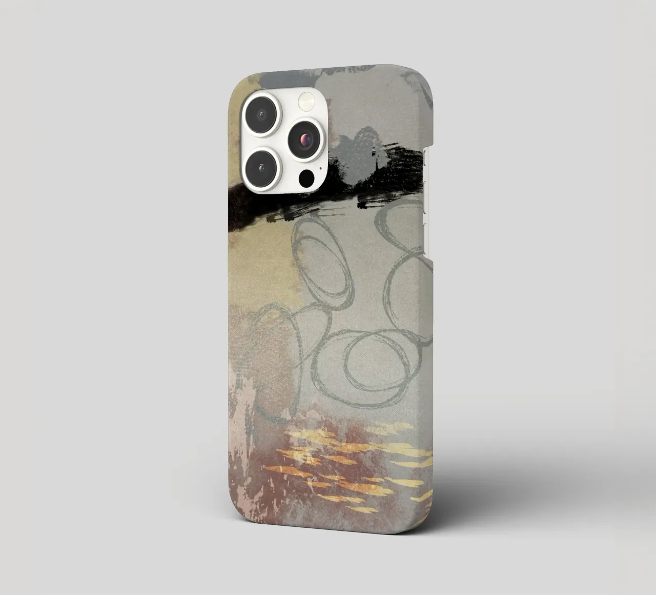 Modern abstract in soft colors cover iphone da Imaginative