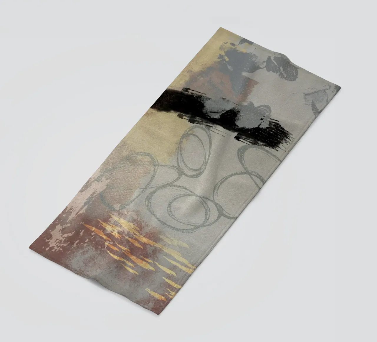 Modern abstract in soft colors telo mare da Imaginative