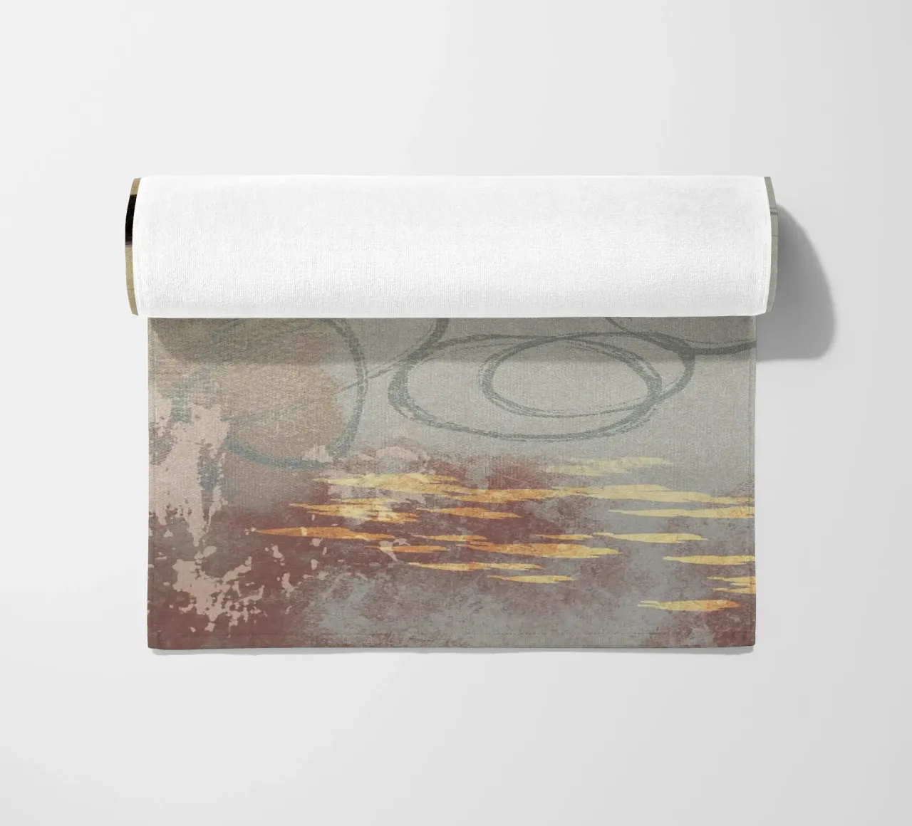 Modern abstract in soft colors telo mare da Imaginative