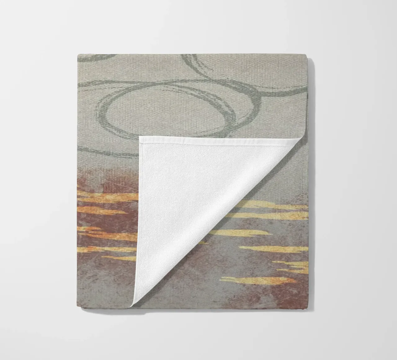 Modern abstract in soft colors telo mare da Imaginative