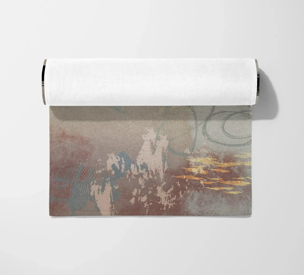 Modern abstract in soft colors telo mare da Imaginative